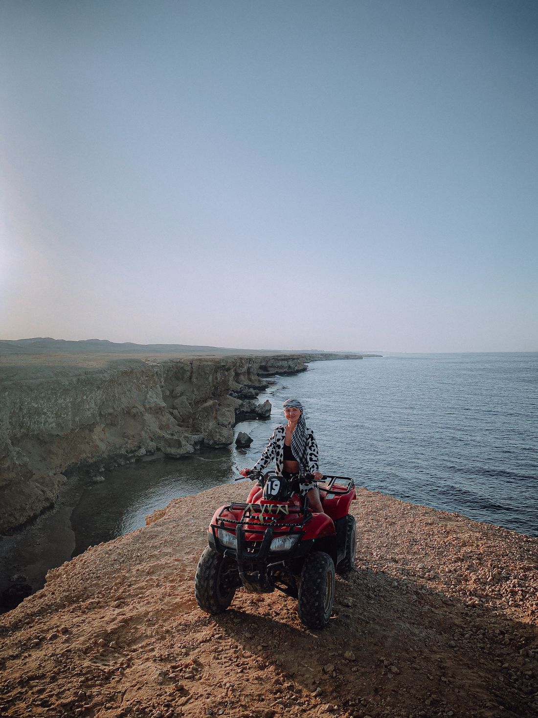 Riding into the sunset
